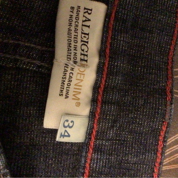 RALEIGH DENIM HANDCRAFTED NON AUTOMATED JEANSMITHS”MARTIN SZ 34 - Picture 5 of 10